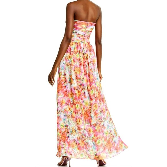 Ramy Brook Sierra Tie Dye Strapless Gown Size 2 New - Picture 3 of 7